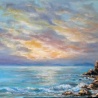 Liudmila Nikolskaya. «Sunset on the sea of Japan»