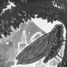 Владимир Позигун. Из серии «Стрекозы и острова», «Токио. Священное дерево»